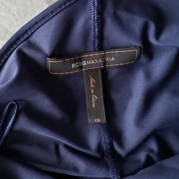 BCBGMaxAzria Indigo Single-Shoulder Maxi Dress - Picture 4 of 11